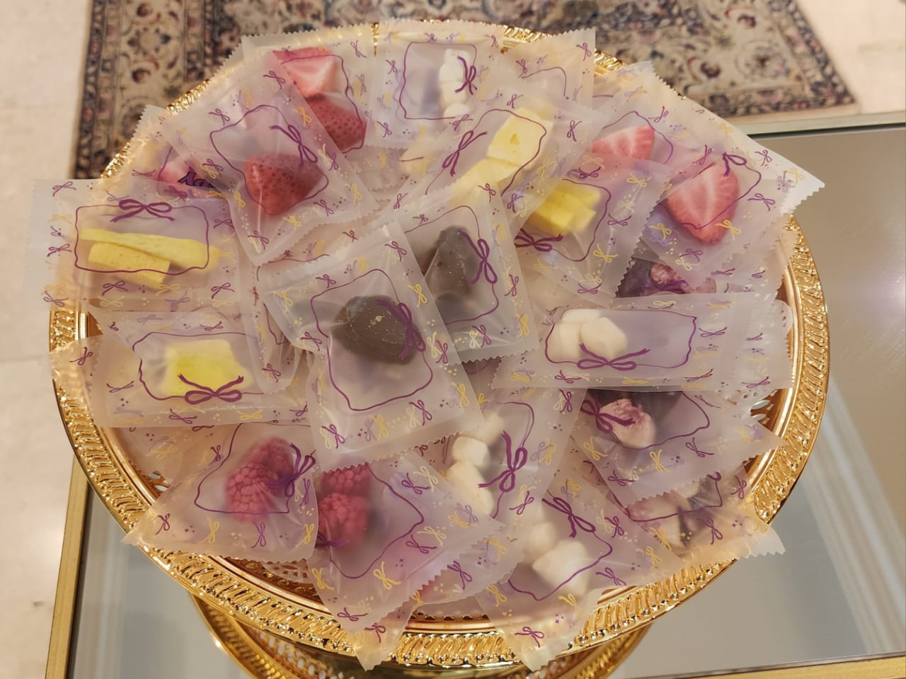 BOX OF FREEZE DRIED FRUITS
