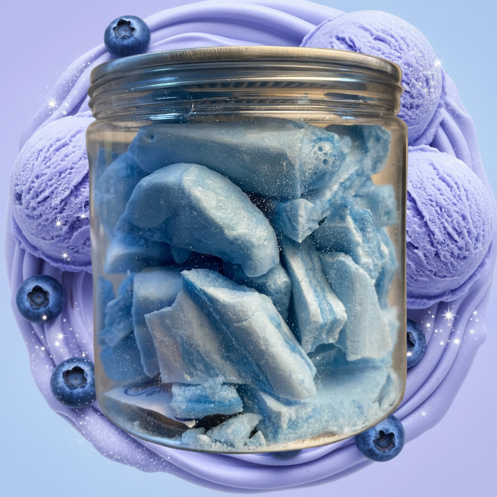 Freeze-dried Blueberry Ice Cream
