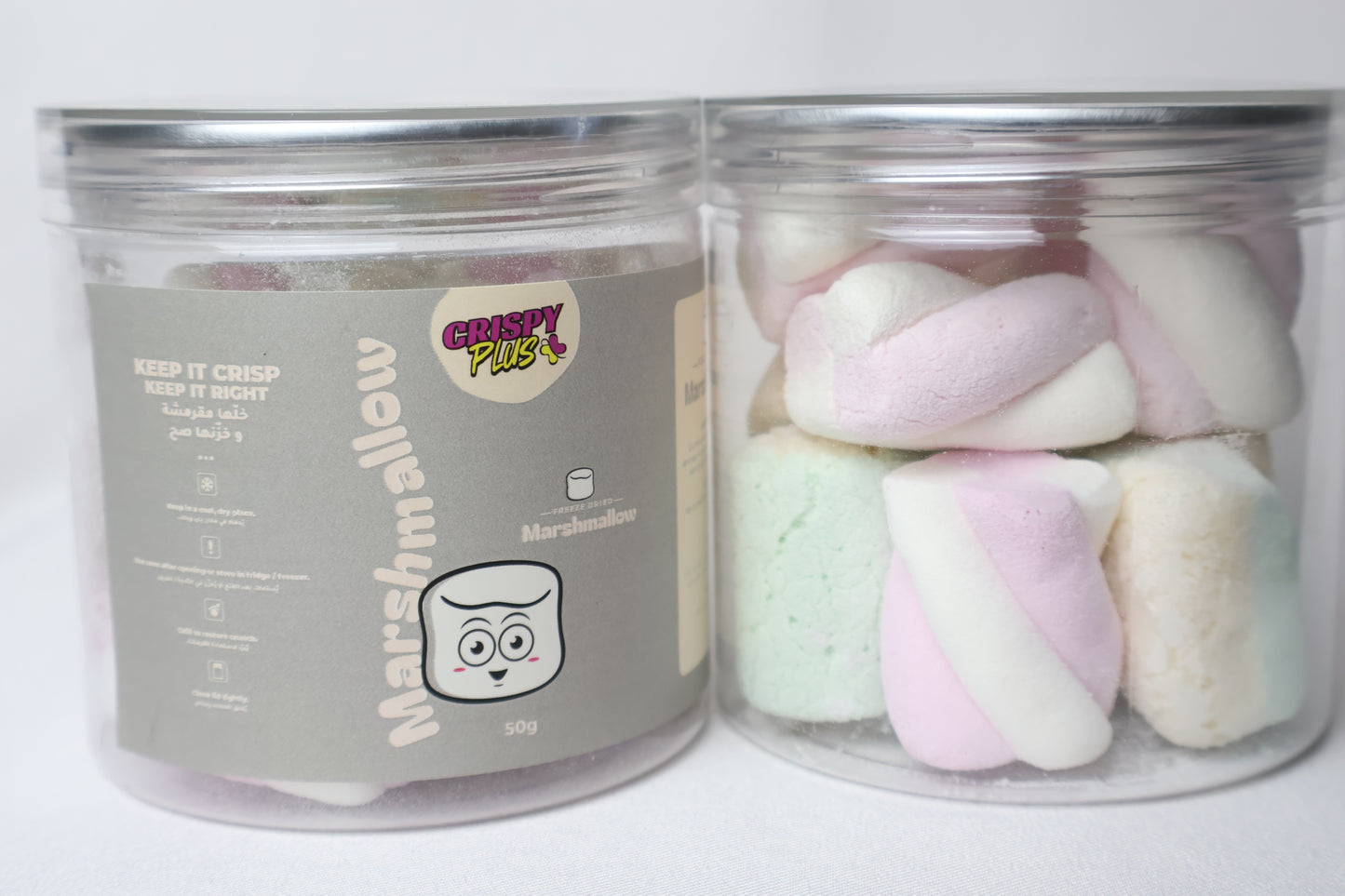 أعشاب من الفصيلة الخبازية مجففة بالتجميد - مقرمشة وحلوة