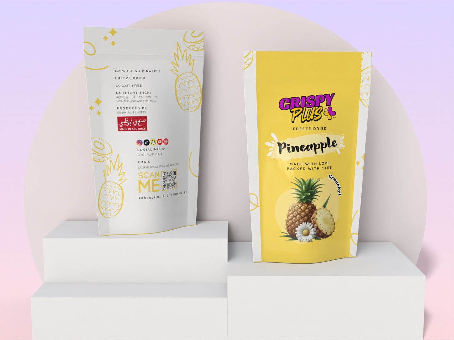 FREEZE DRIED PINEAPPLE