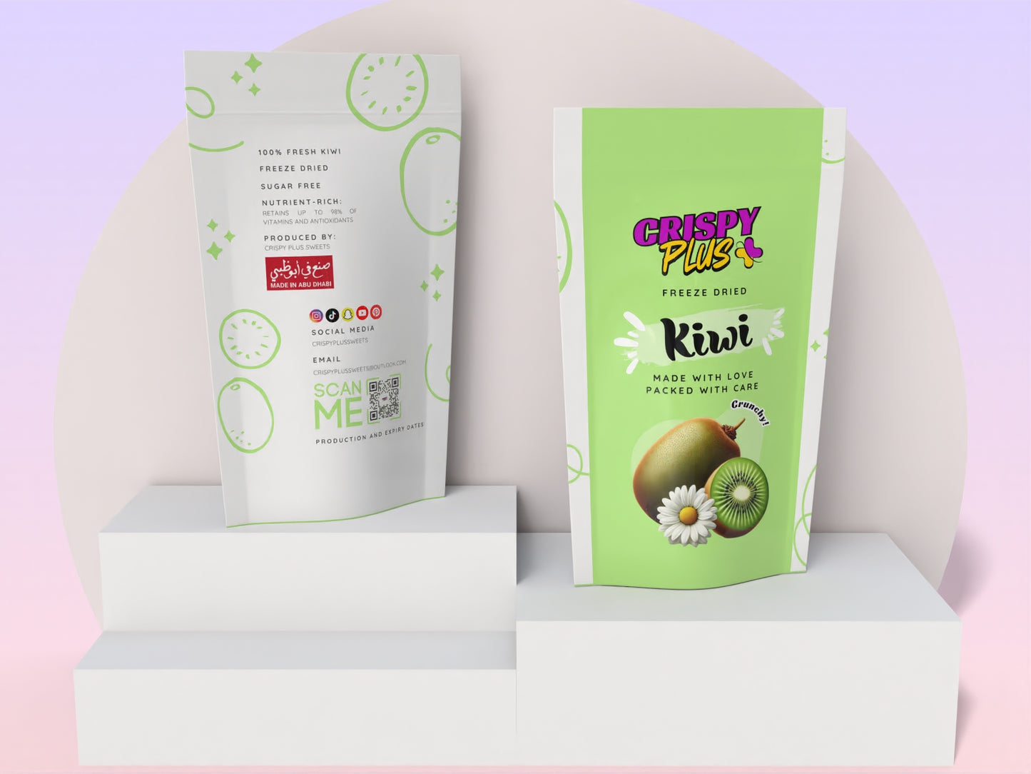 FREEZE-DRIED KIWI - CRISPY PLUS SWEETS