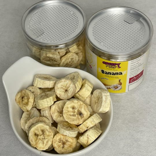 FREEZE DRIED BANANA - CRISPY PLUS SWEETS