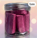 Freeze-dried raspberry ice cream