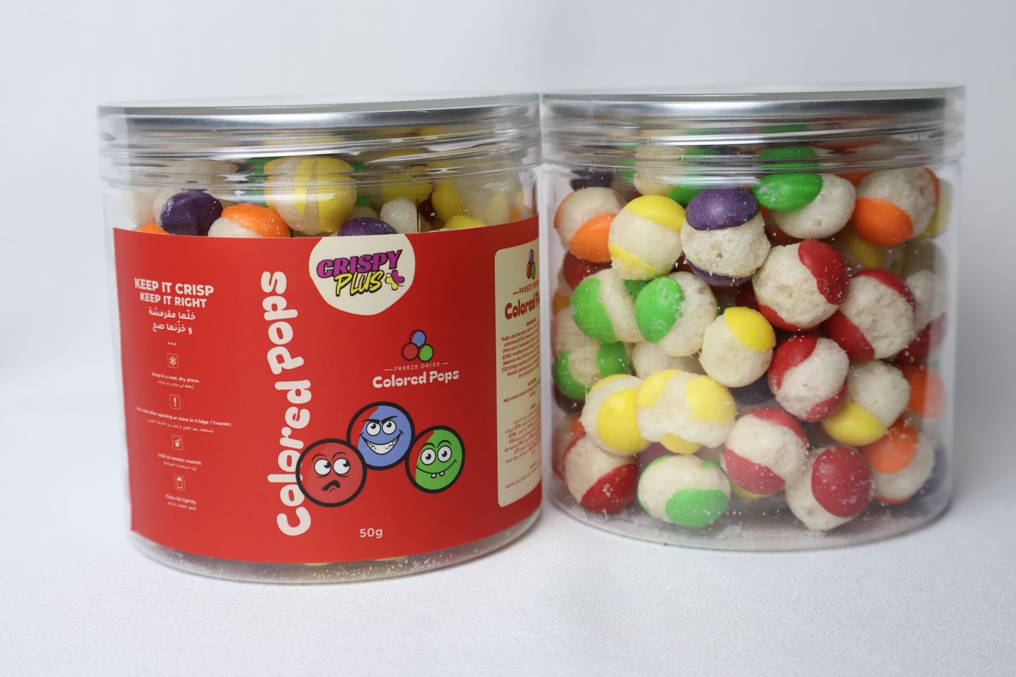 FREEZE DRIED COLORED POPS - CRISPY PLUS SWEETS