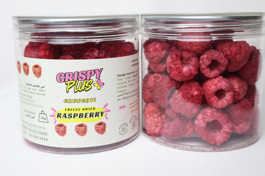 FREEZE DRIED RASPBERRIES - CRISPY PLUS SWEETS