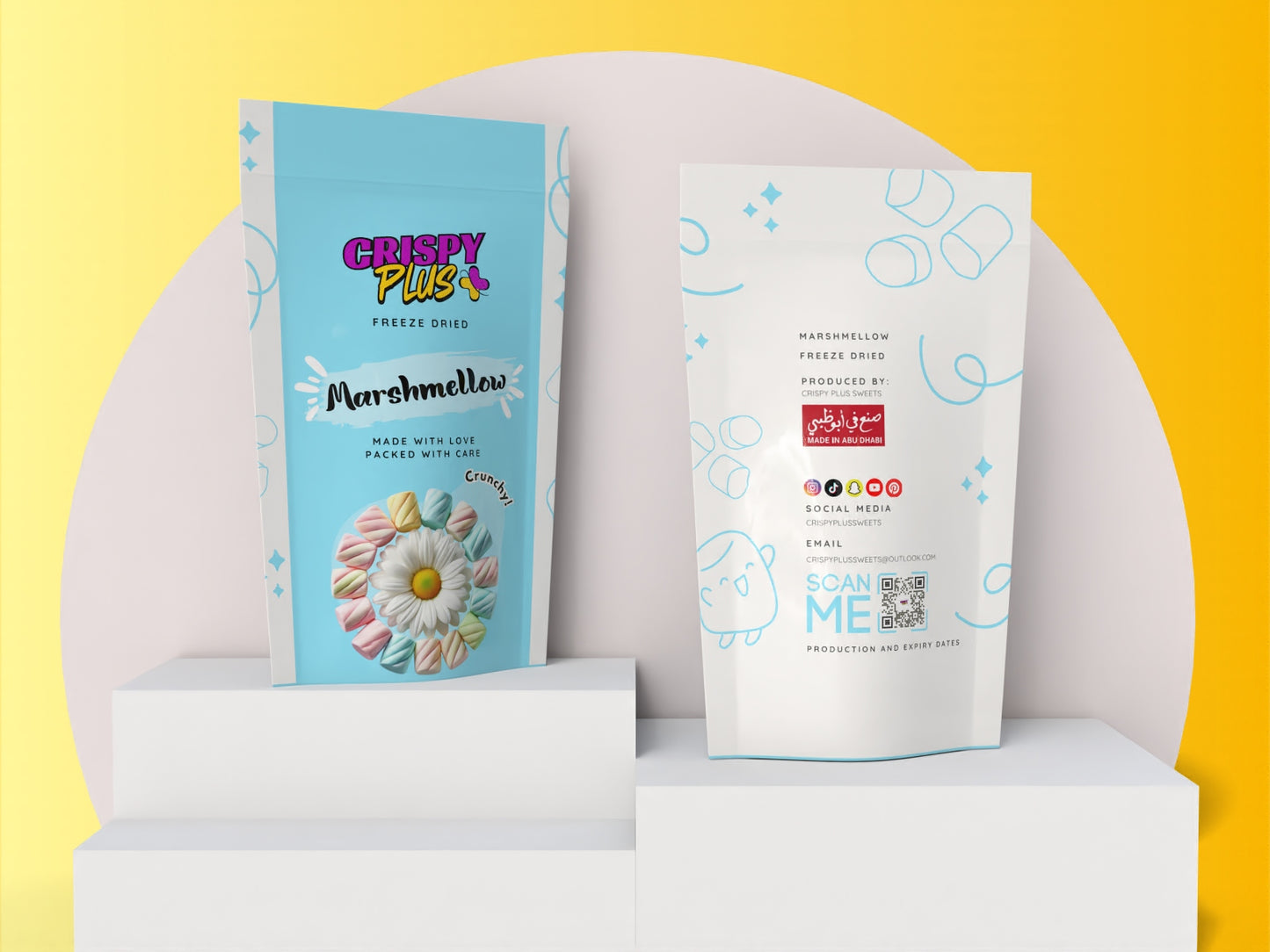 FREEZE DRIED CLOUD MARSHMALLOW - CRISPY PLUS SWEETS