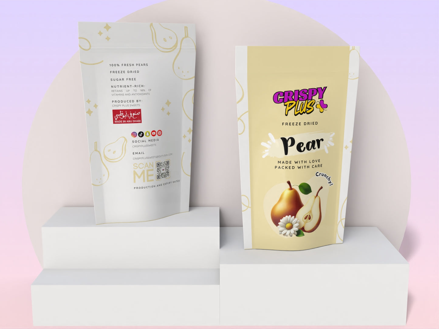 FREEZE DRIED PEAR - CRISPY PLUS SWEETS