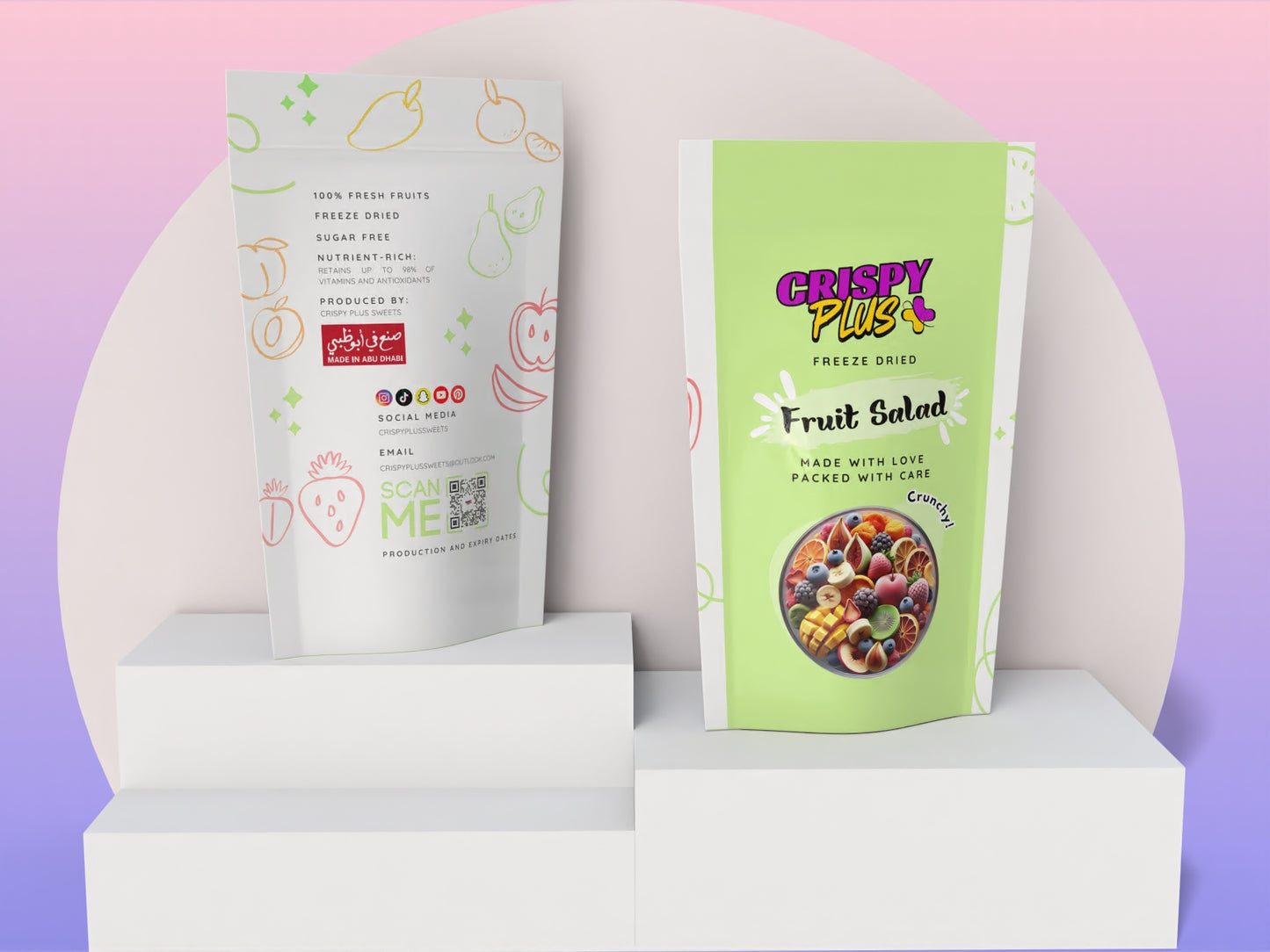 FREEZE DRIED FRUITS(MIX) - CRISPY PLUS SWEETS