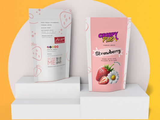 FREEZE DRIED STRAWBERRY - CRISPY PLUS SWEETS