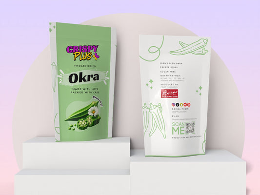 FREEZE DRIED OKRA- CRISPY PLUS SWEETS